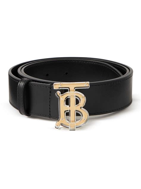 burberry charles belt black|Burberry belt black women.